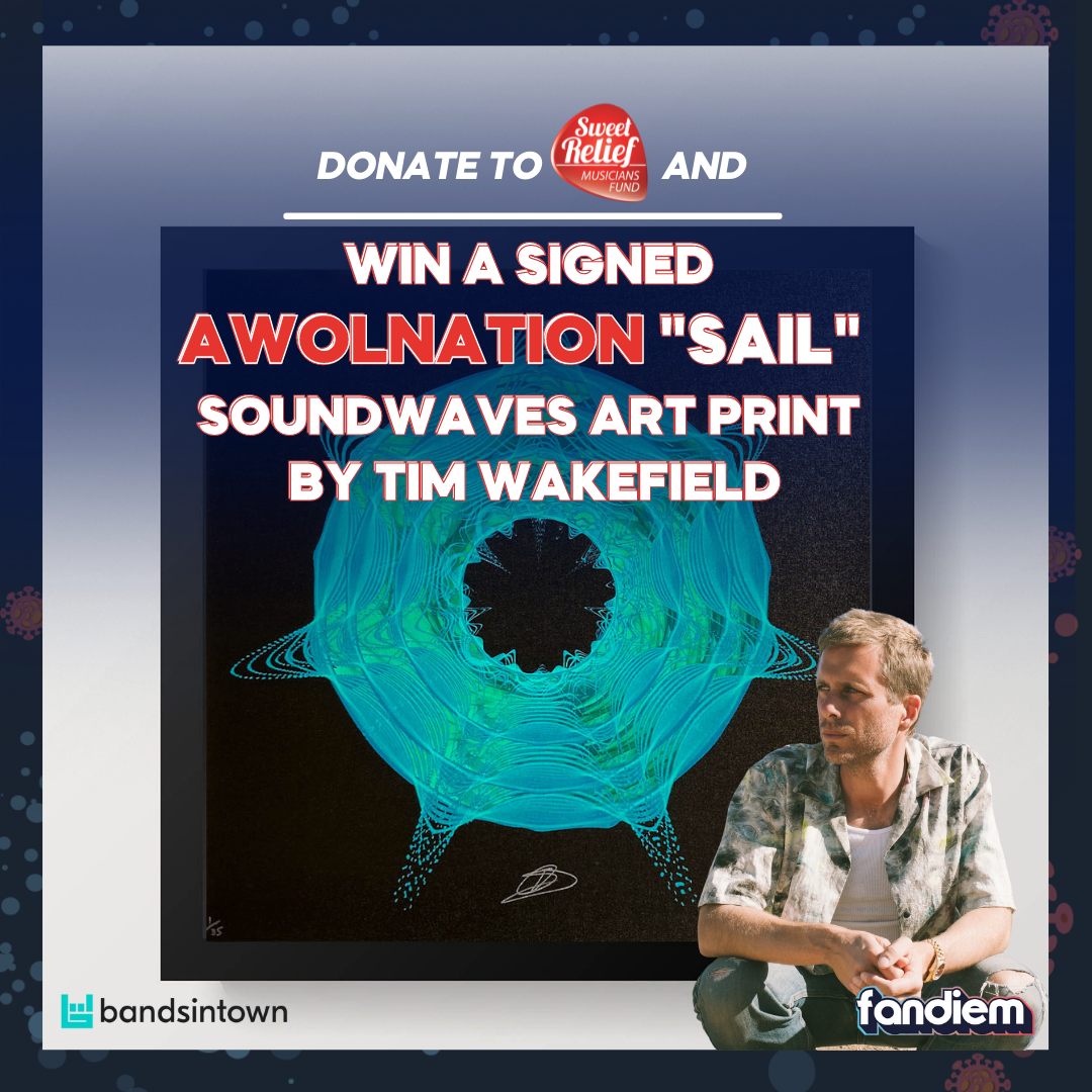 Win A Signed AWOLNATION Sail Soundwaves Art Print By Tim Wakefield