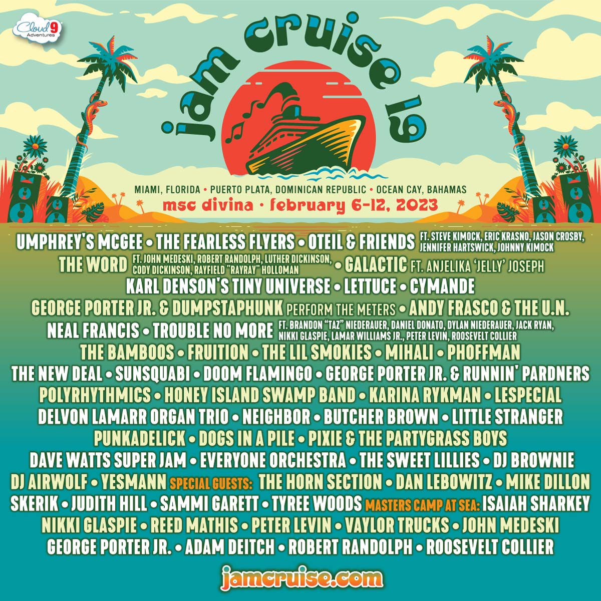 Win a Trip on Jam Cruise 19 and Sail the Caribbean